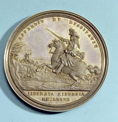 Medal commemorating the Battle of the Boyne, 1690
